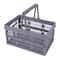 Caisse de rangement en plastique pliable grise de Simply Tidy